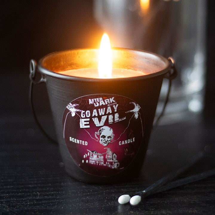 Go Away Evil Candle Bucket 🇬🇧