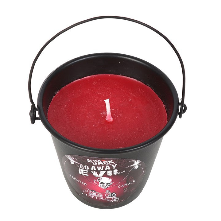 Go Away Evil Candle Bucket 🇬🇧