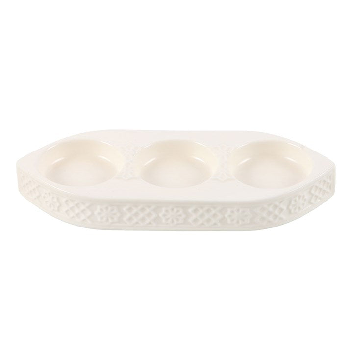 Geometric Triple Tealight Holder 🇬🇧