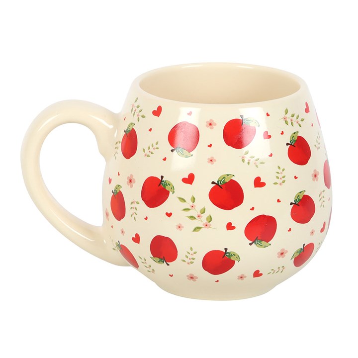 Apple Print Rounded Mug 🇬🇧