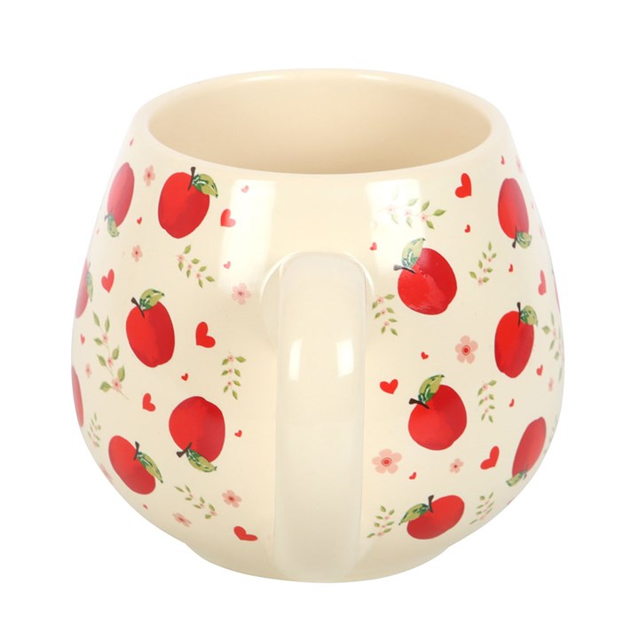 Apple Print Rounded Mug 🇬🇧