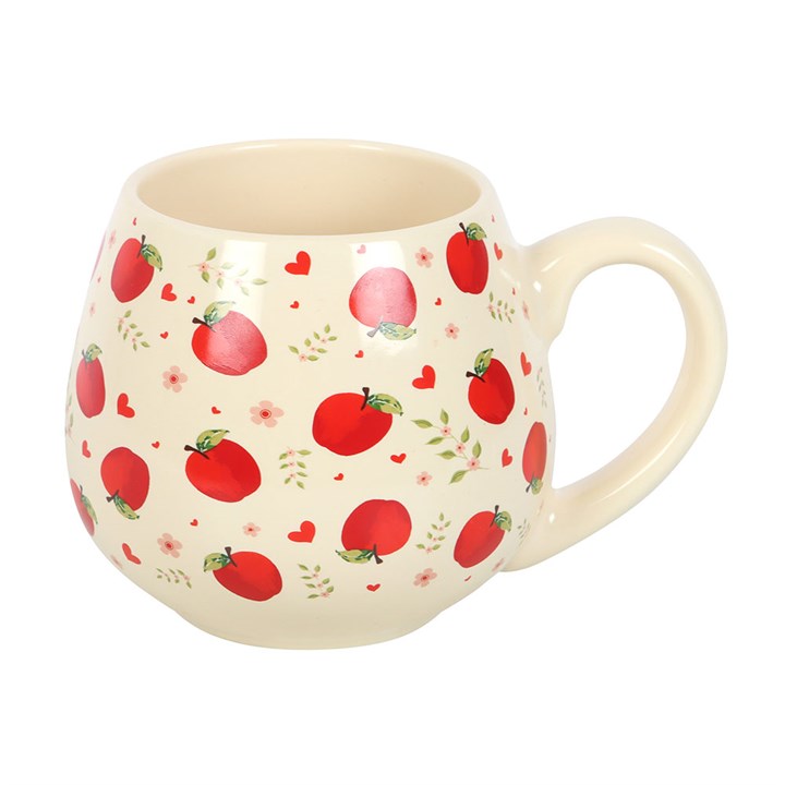 Apple Print Rounded Mug 🇬🇧