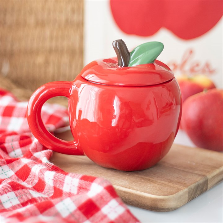Apple Shaped Lidded Mug 🇬🇧