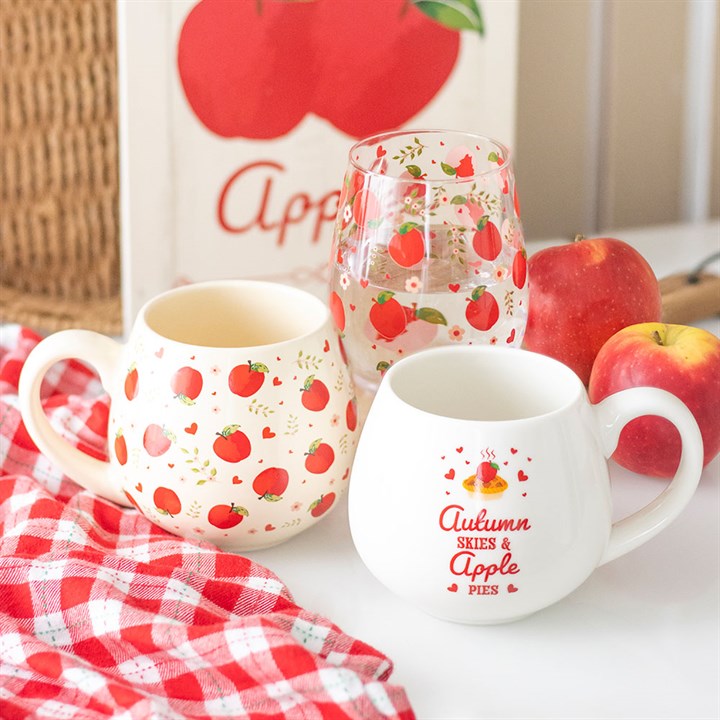 Apple Print Stemless Glass 🇬🇧