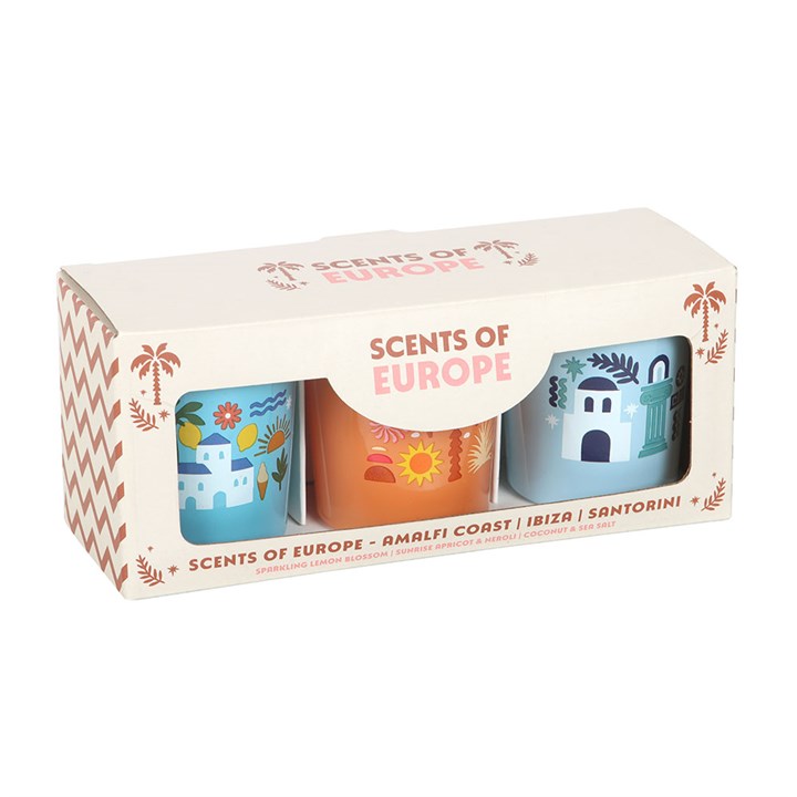 Scents of Europe Scented Candle Trio 🇬🇧
