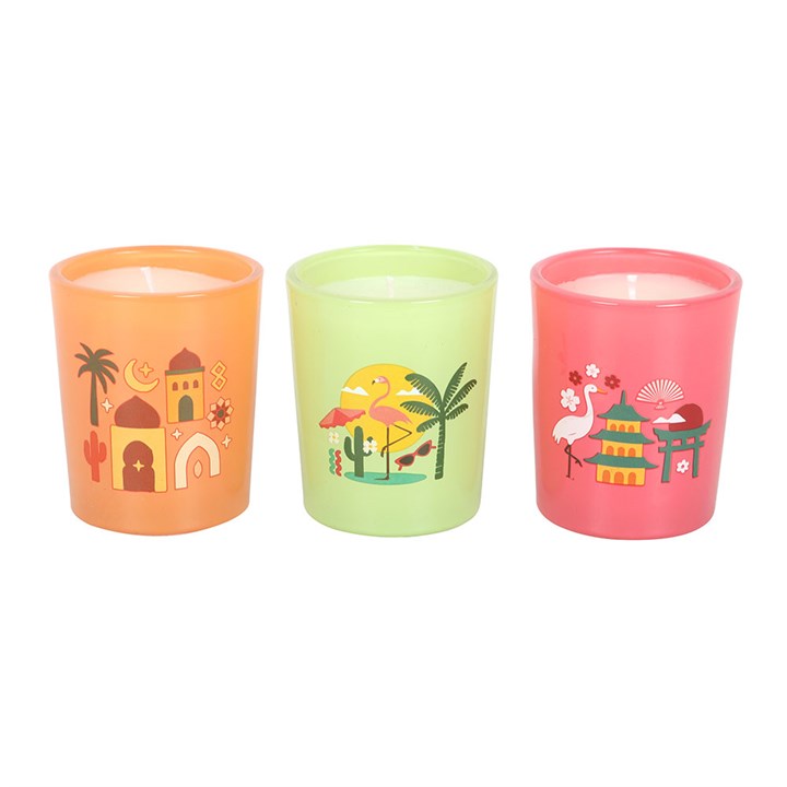 Scents Around the World Scented Candle Trio 🇬🇧