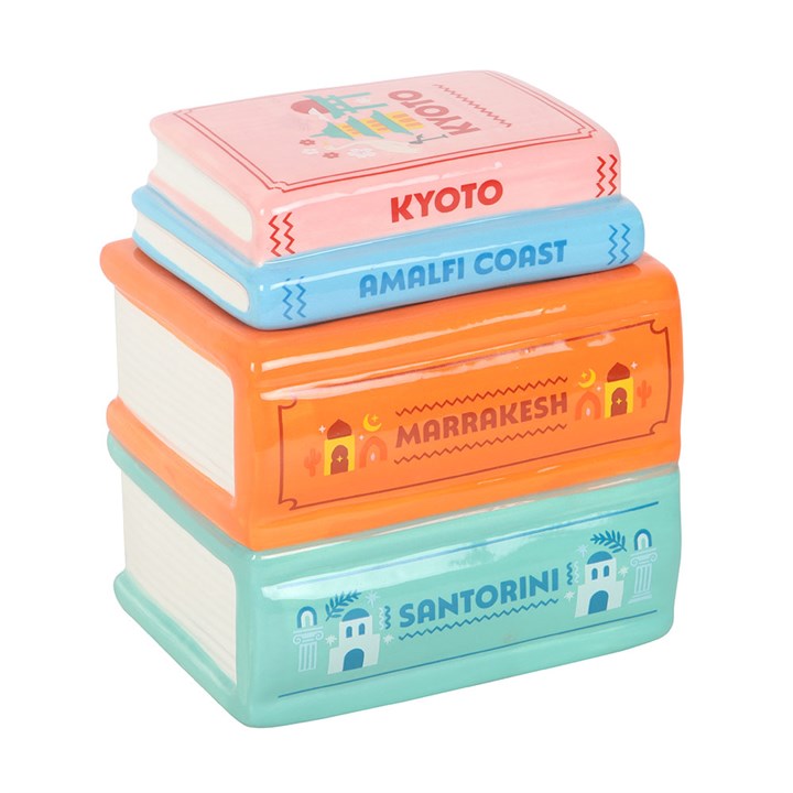 Travel Book Stack Oil Burner and Wax Warmer 🇬🇧