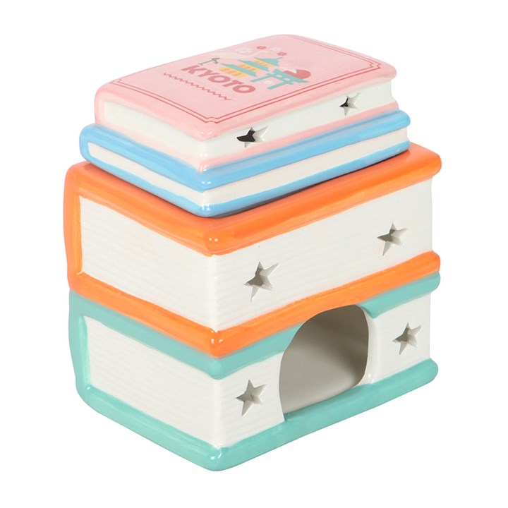 Travel Book Stack Oil Burner and Wax Warmer 🇬🇧
