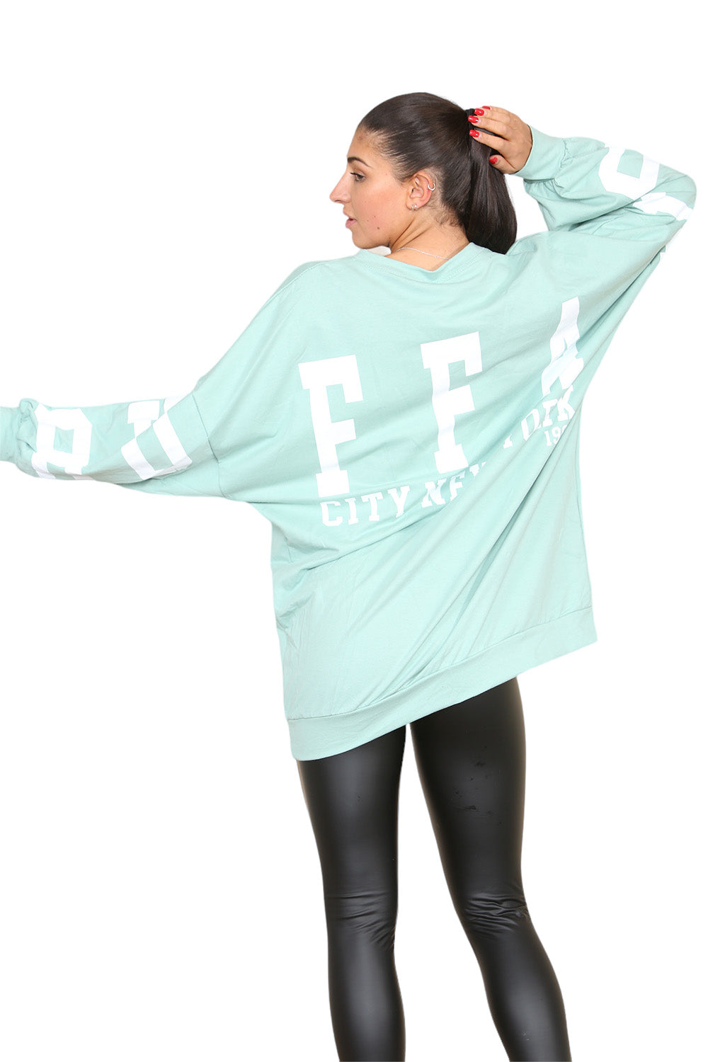 Buffalo Slogan Print Oversized Jumper Dress 🇬🇧