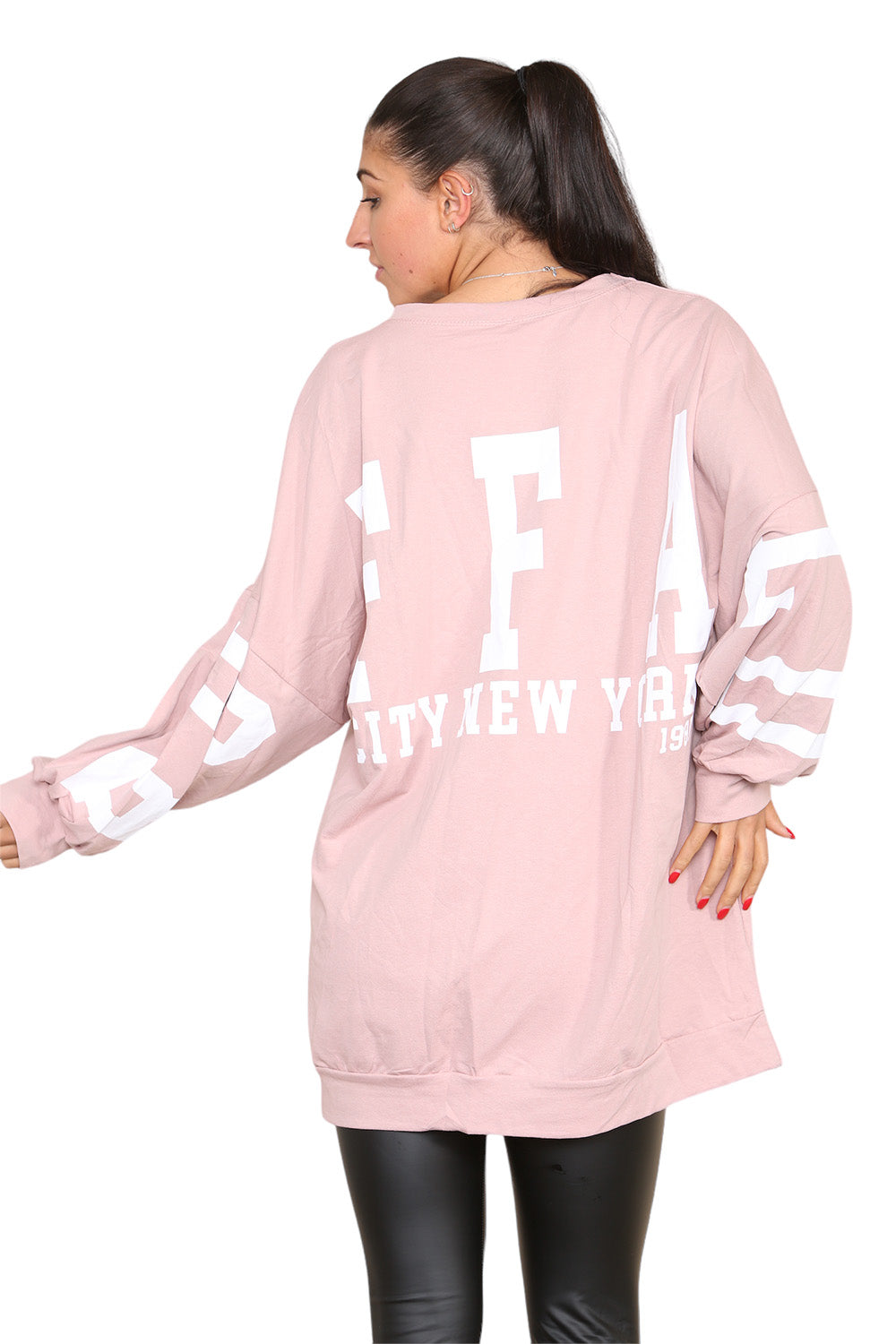Buffalo Slogan Print Oversized Jumper Dress 🇬🇧