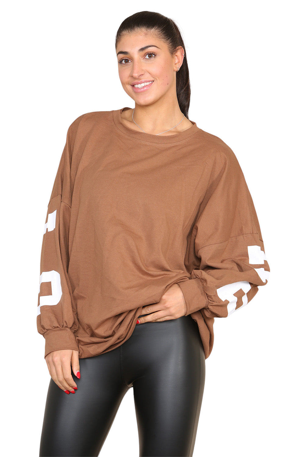 Buffalo Slogan Print Oversized Jumper Dress 🇬🇧