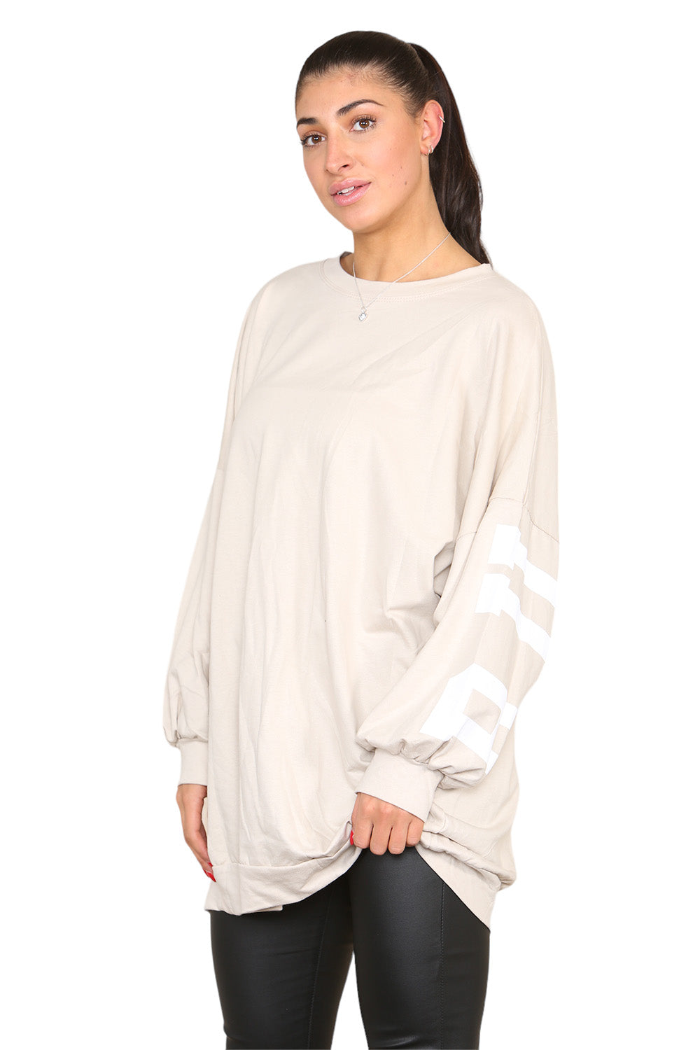 Buffalo Slogan Print Oversized Jumper Dress 🇬🇧