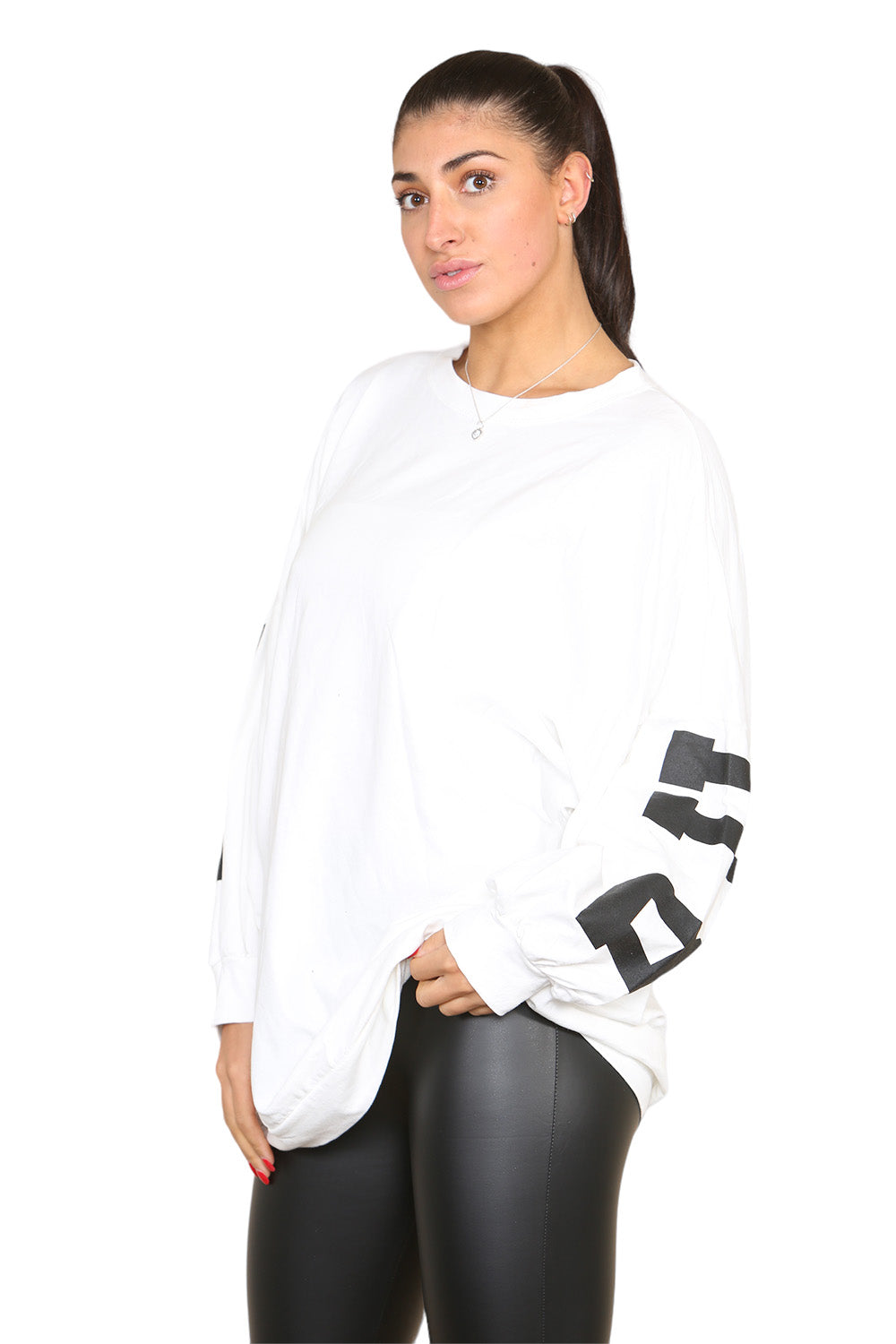 Buffalo Slogan Print Oversized Jumper Dress 🇬🇧