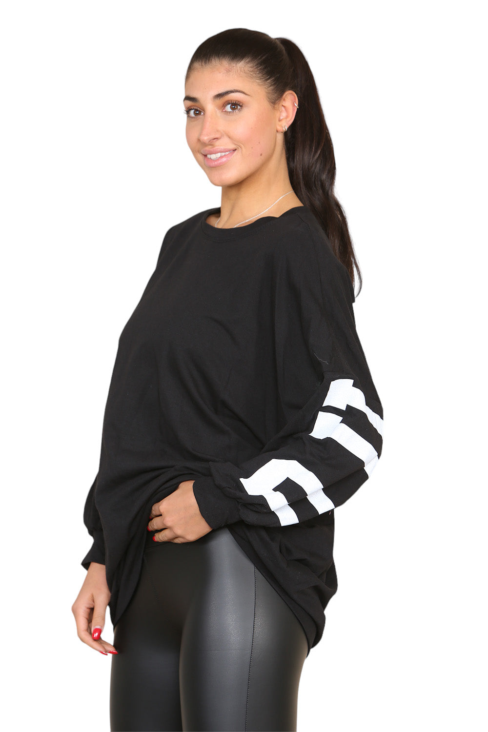 Buffalo Slogan Print Oversized Jumper Dress 🇬🇧