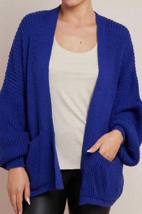 Crop Balloon Pocket Cardigan 🇬🇧