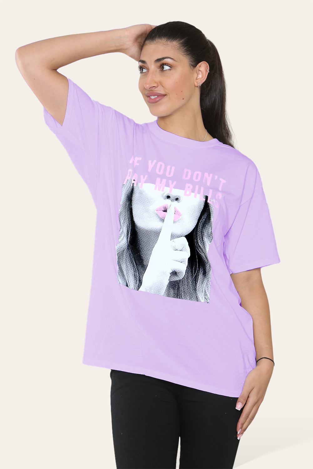 Ladies Printed Short Sleeve T-Shirt Top 🇬🇧
