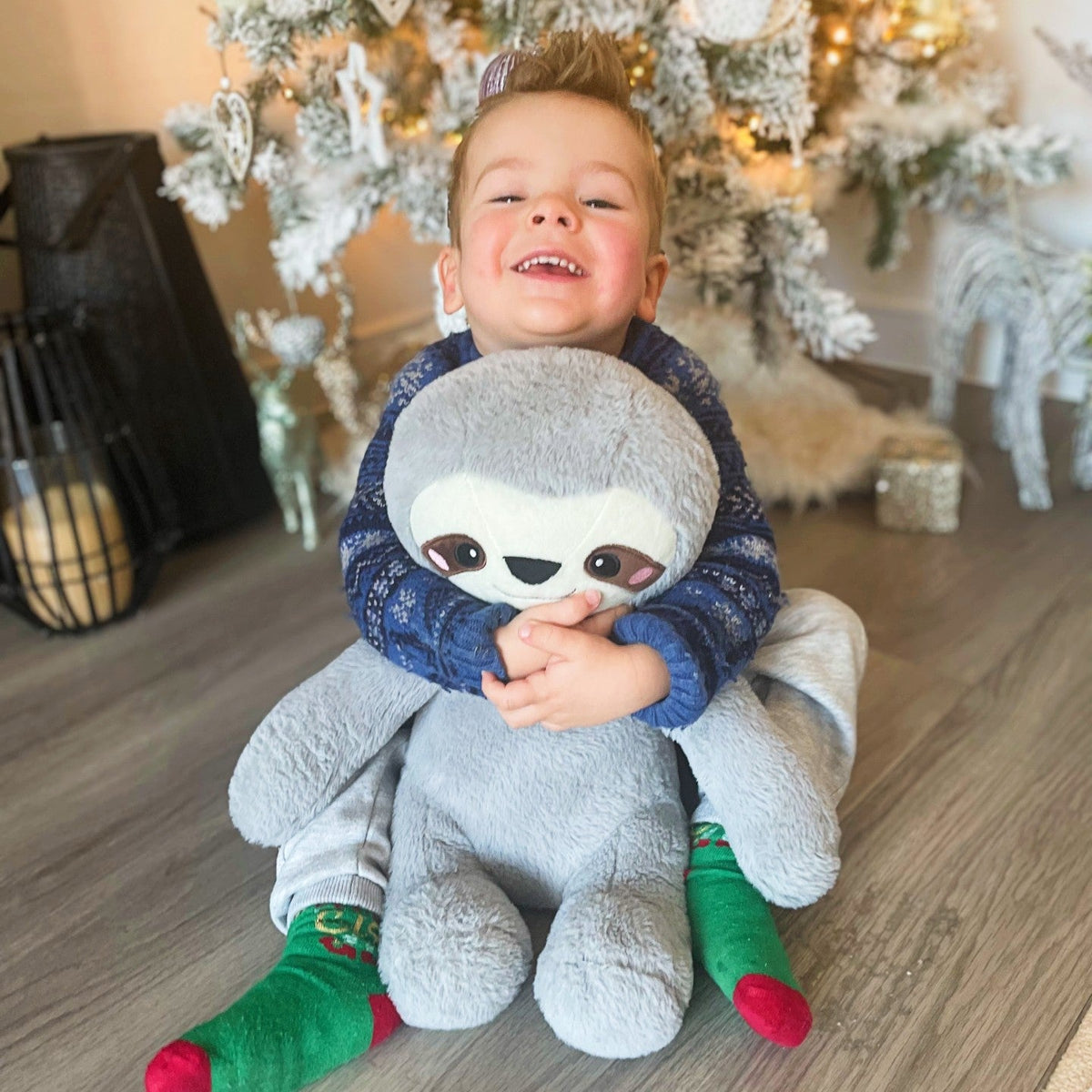 1.5kg Weighted Teddy For Anxiety - Sloth Weighted Stuffed Animal 🇬🇧