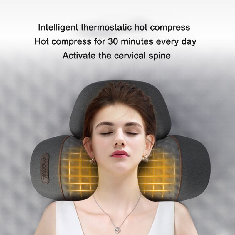 Cervical pillow protection vertebra sleep special massage spine heating compress 🇨🇳