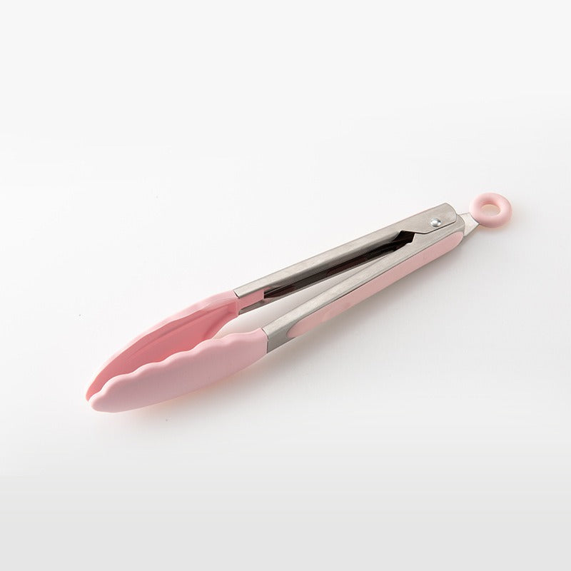 11-Piece Barreled Cooking Utensils Set With Wooden Handle Pink 🇨🇳