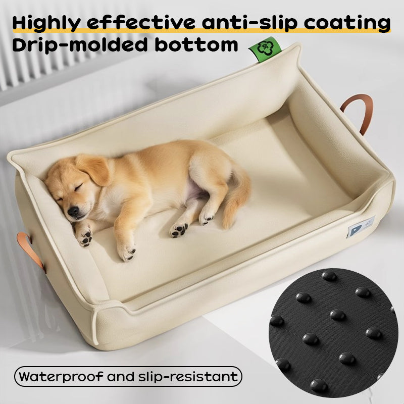 Heavy-Duty All-Weather Dog House: Chew-Resistant, Portable & Washable for Medium/Large Dogs 🇨🇳