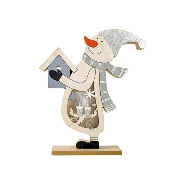 Christmas Wooden Table Light Christmas Tree Growing Ornament Bedside Lamp AAA Battery-powered Decoration 🇨🇳