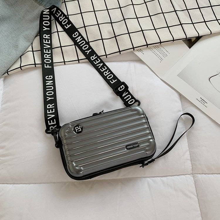 PC hard shell toiletry bag 7-inch shoulder crossbody bag hand storage bag suitcase small bag 🇨🇳
