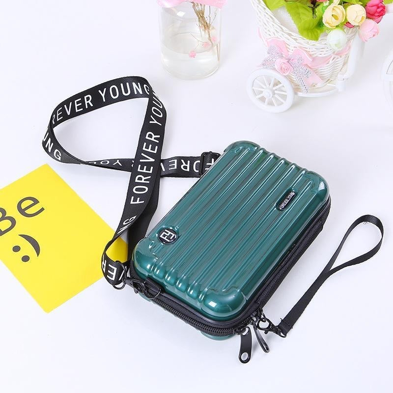 PC hard shell toiletry bag 7-inch shoulder crossbody bag hand storage bag suitcase small bag 🇨🇳