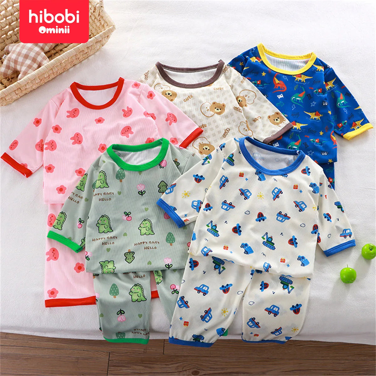 2-Piece Children Three-Quarter Sleeve Pyjamas Set 🇨🇳
