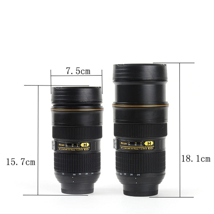 DSLR lens cup stainless steel water cup office coffee cup 🇨🇳