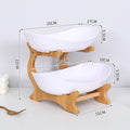 2-Tier Bamboo Fruit Stand for Kitchen, Space Saving Countertop Organiser 🇨🇳