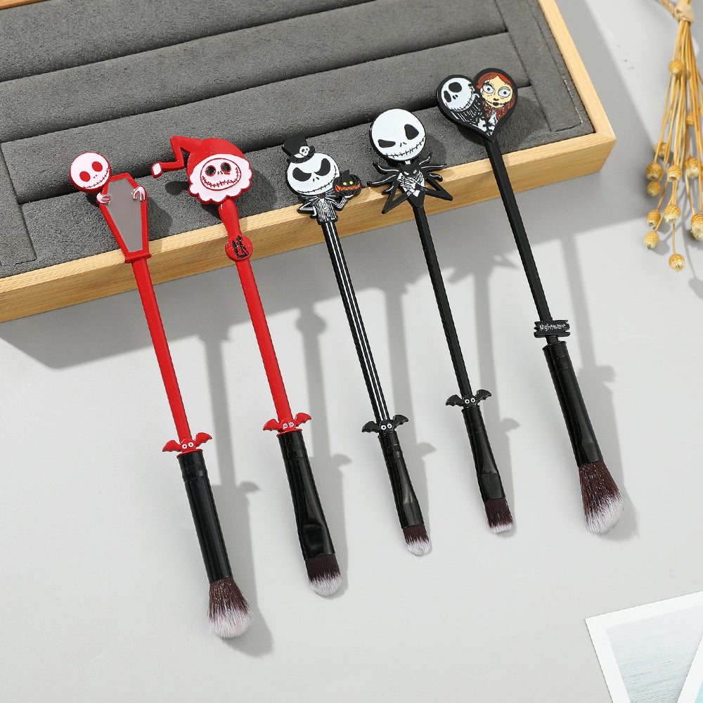 Christmas Night Jack Skull Makeup Brush SET Metal Handle 🇨🇳