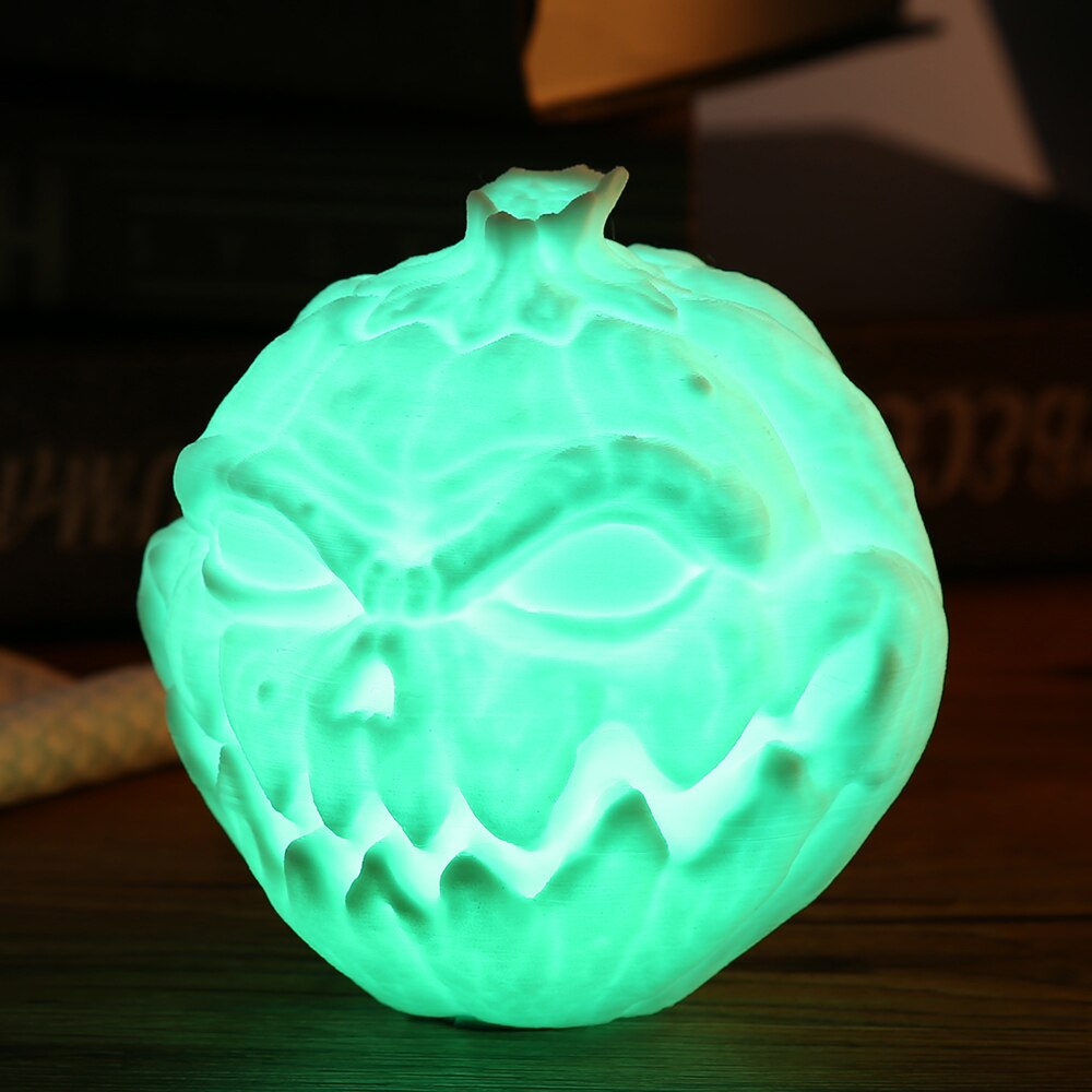 3D Printing Devil Pumpkin Face Light Pat Night Lamp For Halloween 🇨🇳