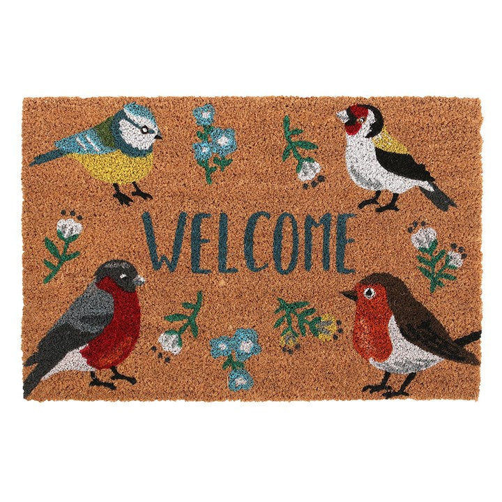 Natural British Garden Birds Doormat 🇬🇧