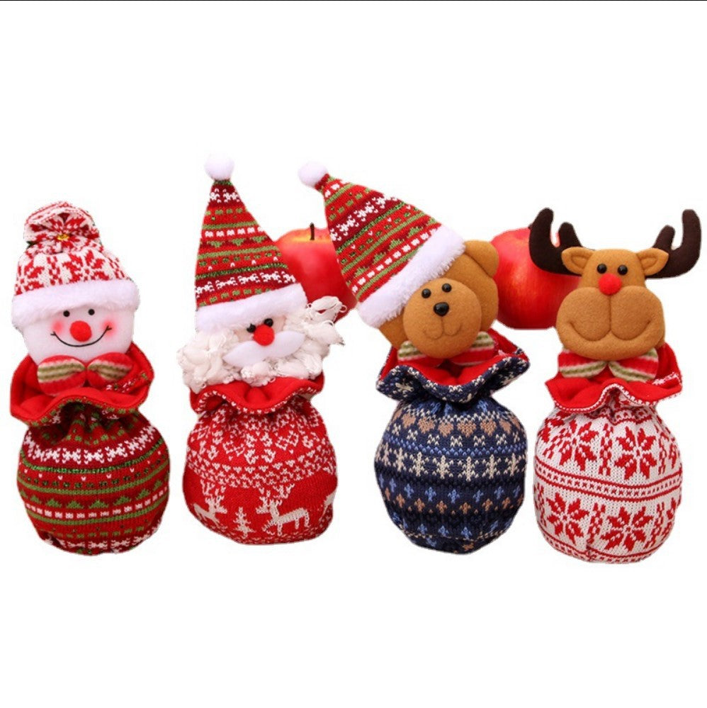 New Christmas Children's Knitted Wool Christmas Eve Goodie Bag 🇨🇳