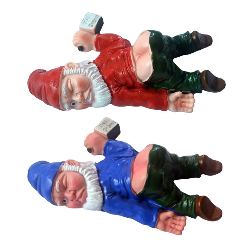 Drunken Dwarf Statue Outdoor Courtyard Resin Decoration 🇨🇳