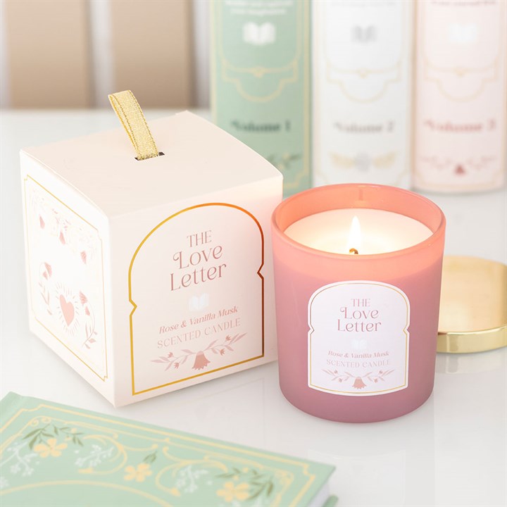 The Love Letter Rose & Vanilla Musk Candle 🇬🇧