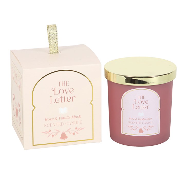 The Love Letter Rose & Vanilla Musk Candle 🇬🇧