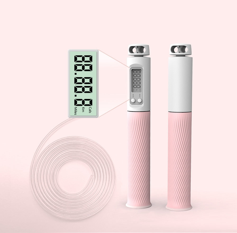 Dual use home jump skipping rope Wireless with counter digital smart  keep fit crossfit weighted 🇨🇳