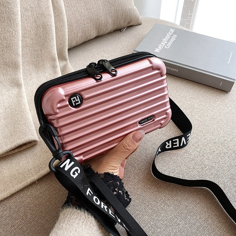 PC hard shell toiletry bag 7-inch shoulder crossbody bag hand storage bag suitcase small bag 🇨🇳
