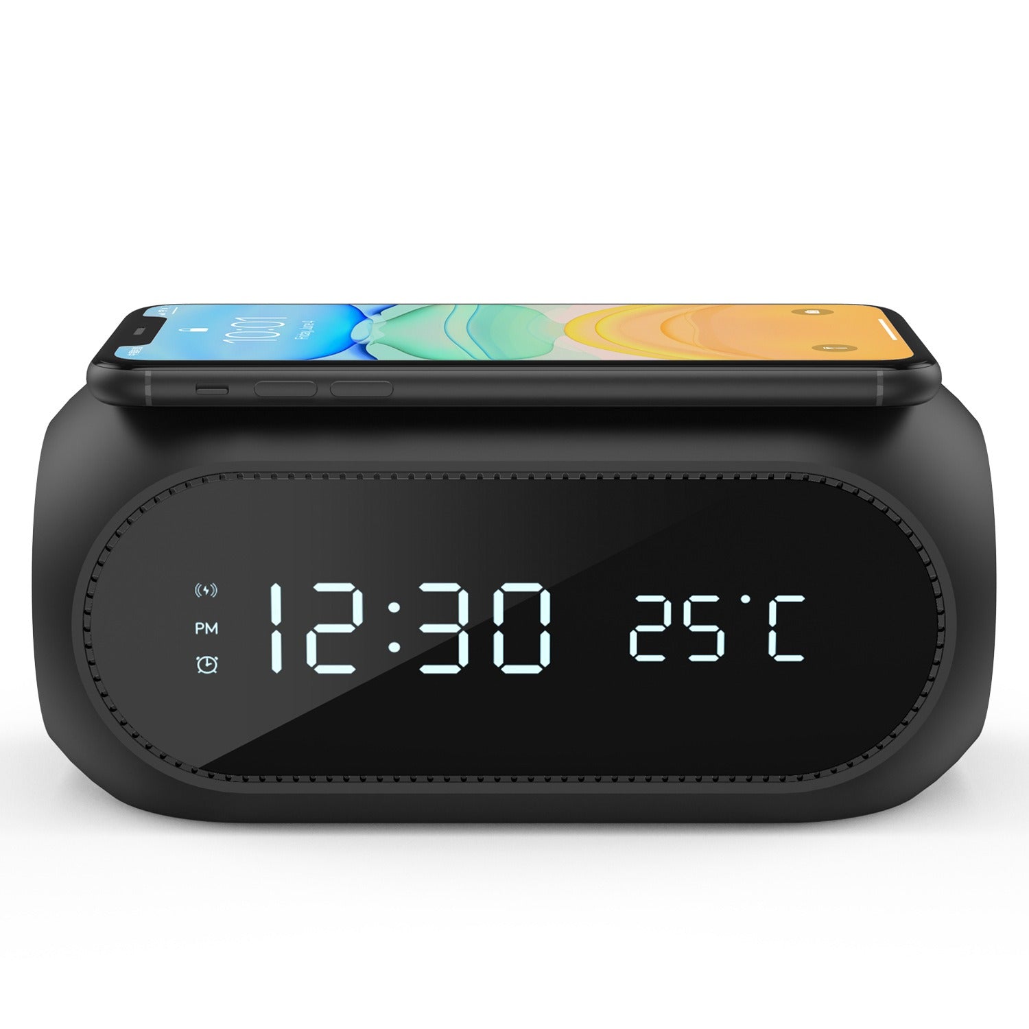 15W wireless charging clock alarm thermometer wireless charging time display wireless charging 🇨🇳