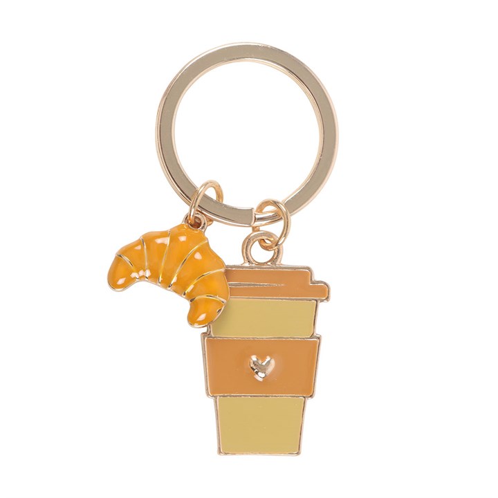 Coffee and a Friend Keyring 🇬🇧