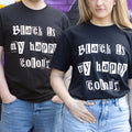 Black is My Happy Colour Unisex T-shirt Size L 🇬🇧