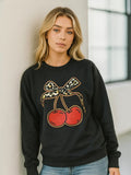 Ladies Bow Cherry Sweatshirt 🇬🇧
