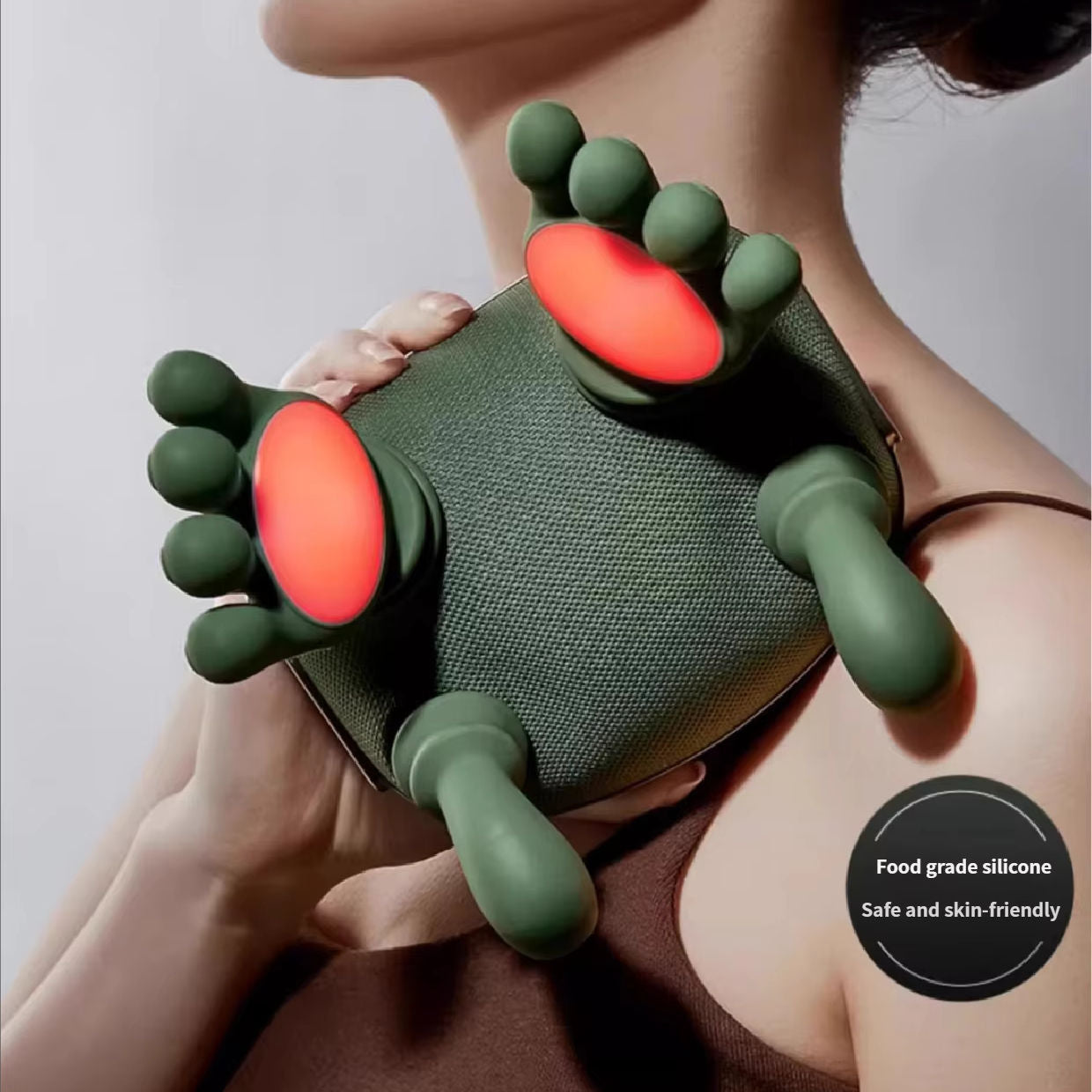 Shoulder and neck massager multifunctional home cervical massager heating 🇨🇳