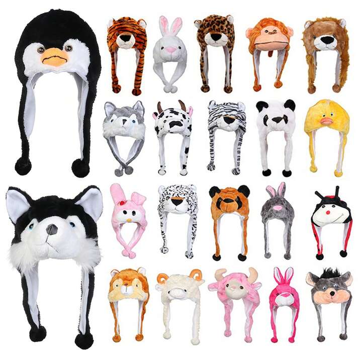 12pcs Winter animal hats 🇬🇧