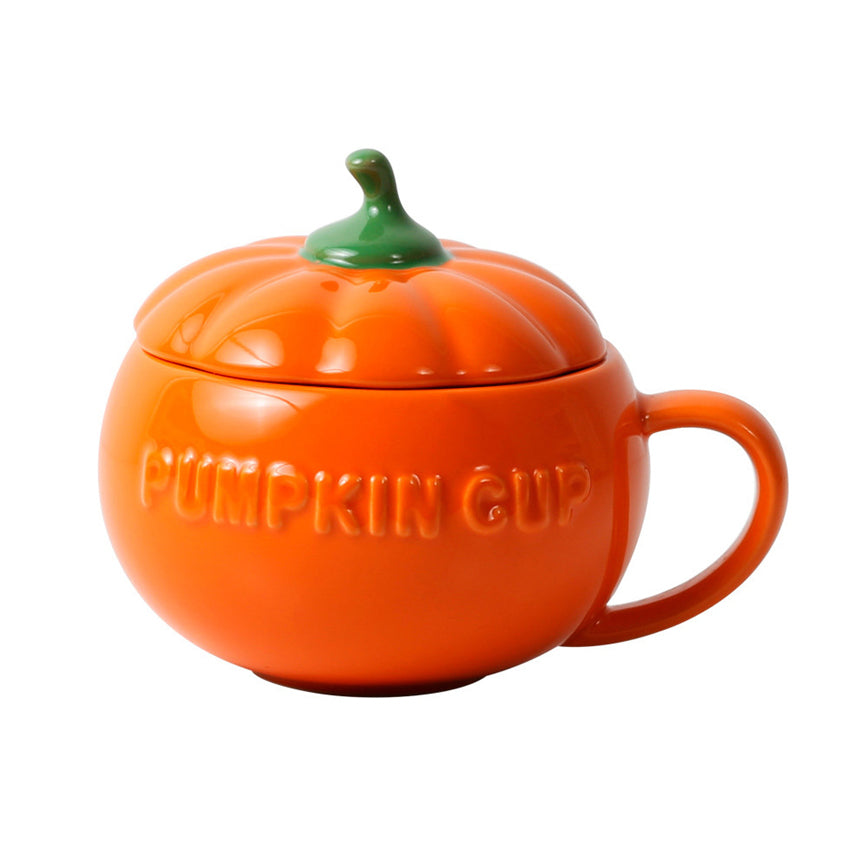 1pc Cute Ceramic Halloween Pumpkin Mug 🇨🇳