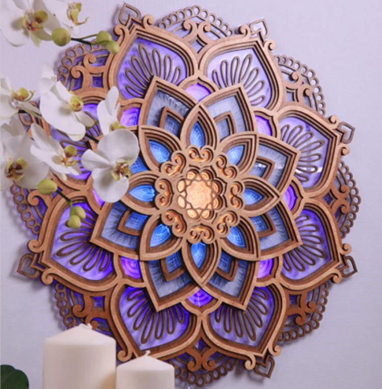 Mandala Yoga Room Night Light Yoga Studio Creative Atmosphere Night Light 🇨🇳