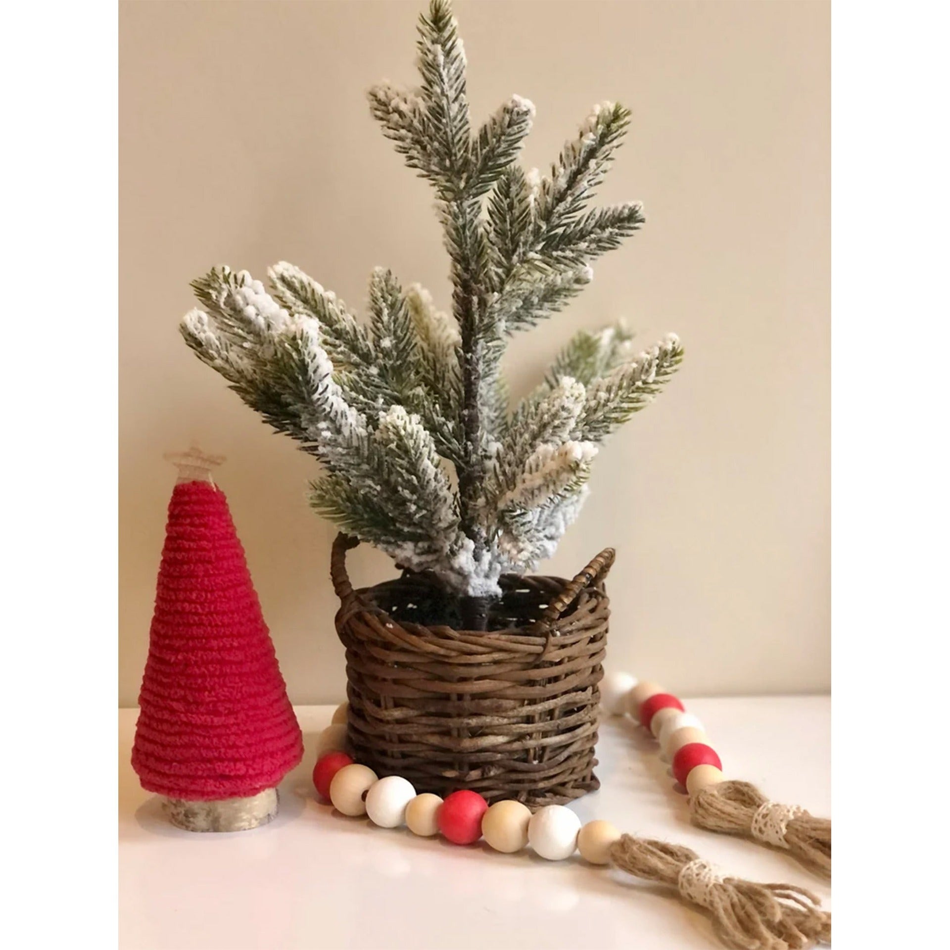 Mini Christmas Tree Table Shelves Scene Decoration Tray Ornaments 🇨🇳