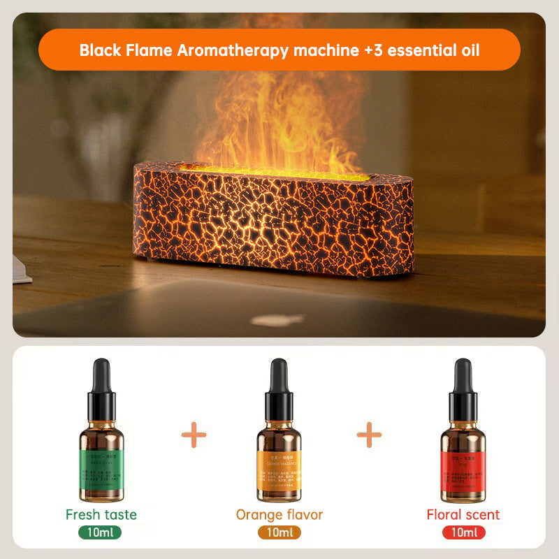 Flame Aroma Diffuser Air Humidifier Ultrasonic Cool Mist Maker Fogger with essential oil 🇨🇳