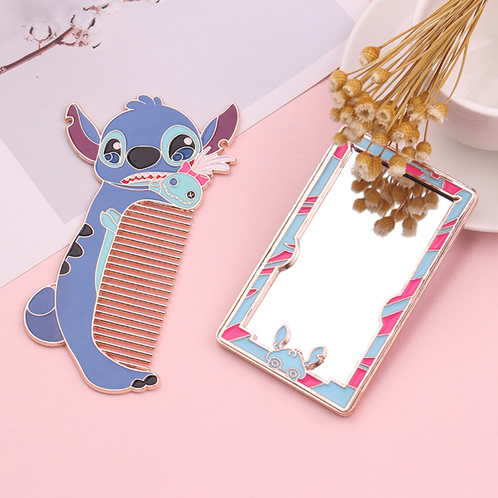 Stitch Doll Styling Comb Makeup Mirror Hair Comb Gift 🇨🇳